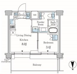 梅屋敷駅 徒歩5分 7階の物件間取画像